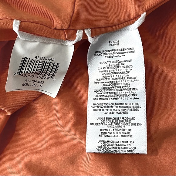 SOLD | 🔥SALE🔥 BCBGMaxAzria Alondra Melon Bodycon Mini Dress - Picture 14 of 16